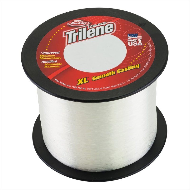 Berkley Trilene® XL®, Clear, 12lb | 5.4kg, 3000yd | 2743m Monofilament Fishing Line, Suitable for Freshwater Environments