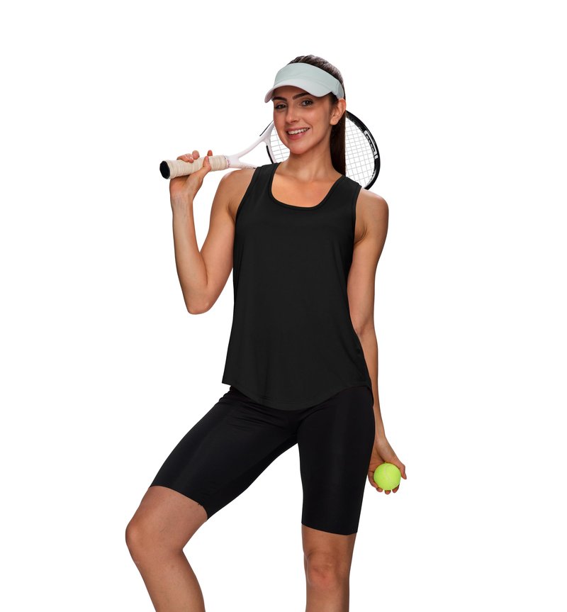 WIHOLL Workout Tops for Women Summer Athletic Tank Tops Sleeveless Shirts Beach Lightweight Gym Clothes