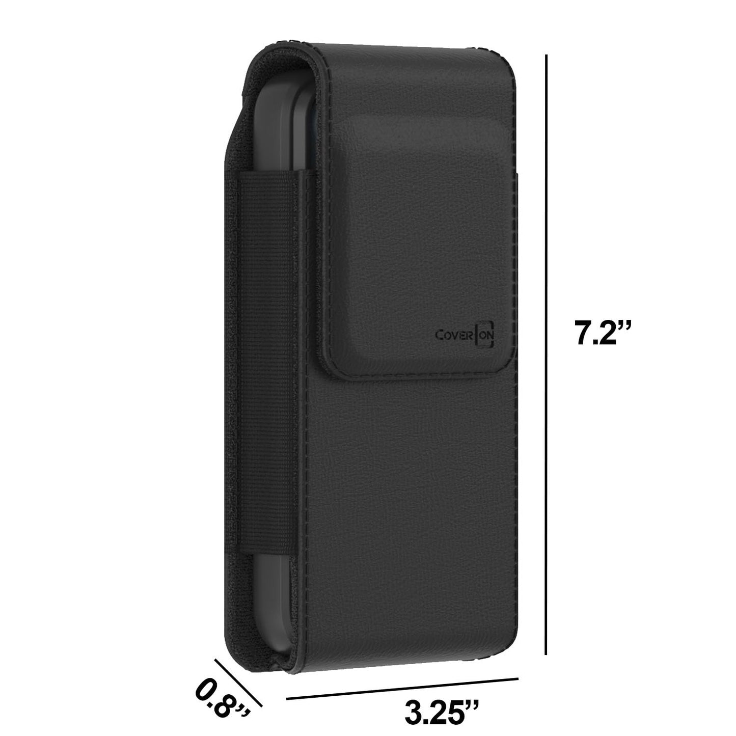 CoverON Holster for Samsung Galaxy A07 A17 A16 A06 A05 A05s A90 A80 A73 A72 A42 A32 A23 A22 A21 A21S A14 A13 A12 A03S Phone Case Belt Clip Magnetic Vertical Leather Pouch (Fit Otterbox or any Case on)