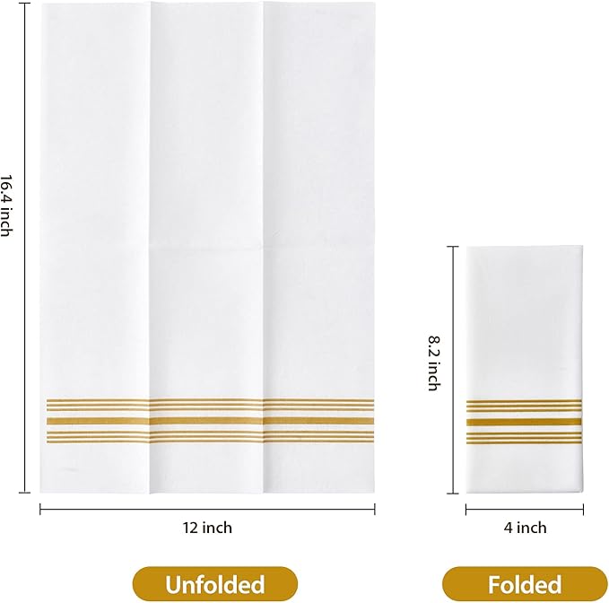 Vplus 300 PACK Guest Towels Disposable Bathroom, Decorative Bathroom Napkins