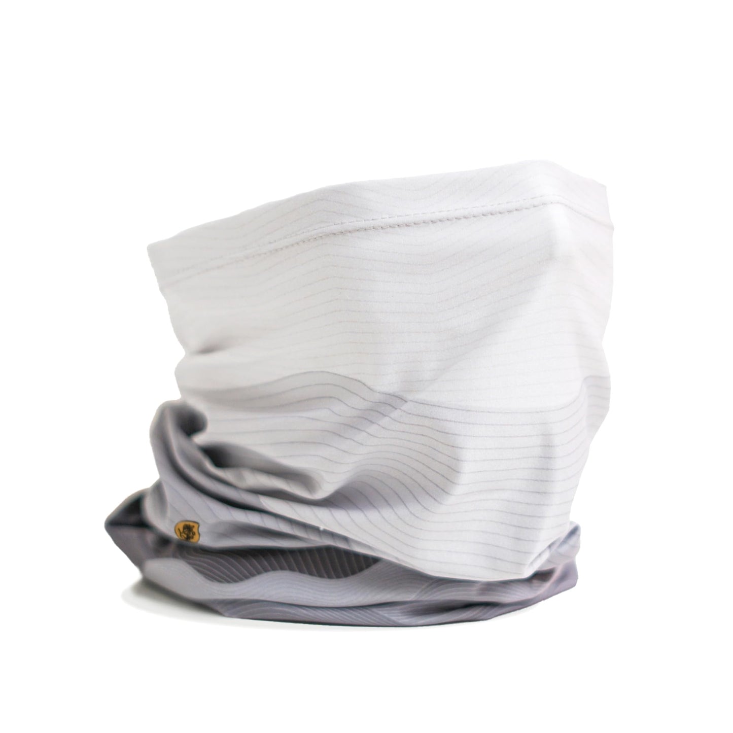 WHTE MOSS Cooling Performance Neck Gaiter & Headband – UPF 50+ Moisture-Wicking, Ultra-Soft, Breathable Sports Buff Face Mask for Men & Women, All-Season Sweatband (Mountain White)