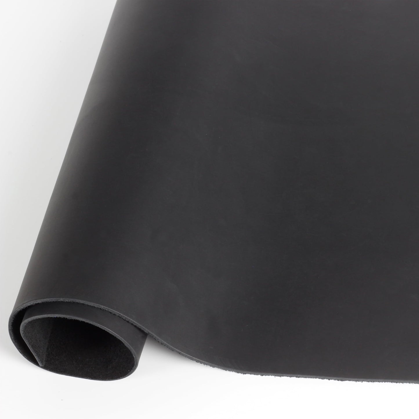 Real Leather Tooling - Thick Crazy Horse Leather Sheets for Crafting, Wallets - Not Faux (Black, 12"x12")