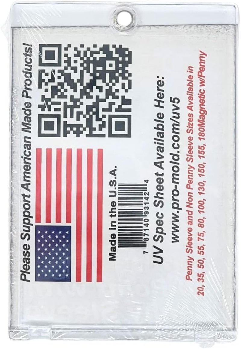 Pro-Mold Magnetic One Touch Card Holder - 20 pt. Sleeved Card Storage | Box of 25