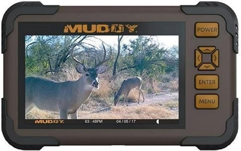 Muddy CRV3 HD SD Card Viewer - Water-Resistant Outdoor Card Reader with 4.3" LCD Screen | Supports Up to 32GB