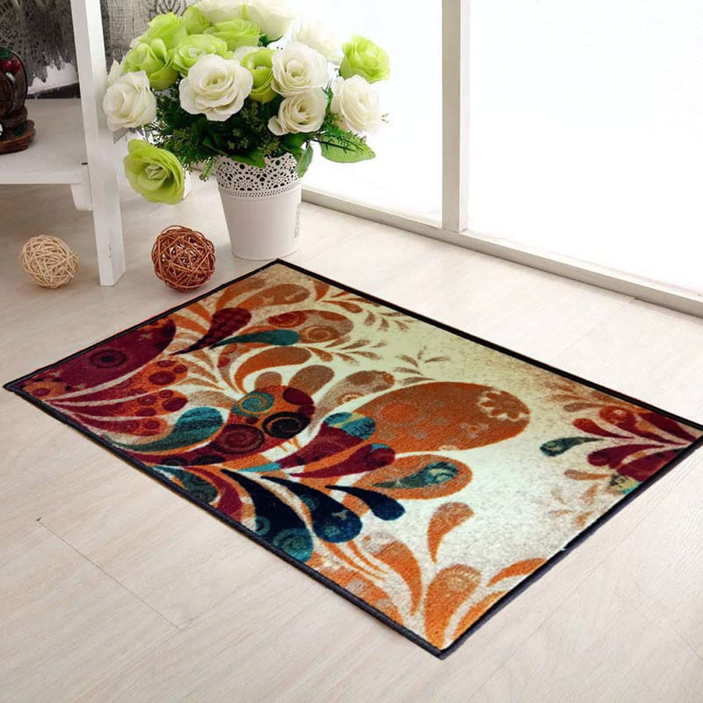 Magstonee Boho Retro Style Living Room Carpets, Indoor Large Area Rugs (20"x31"Melody)