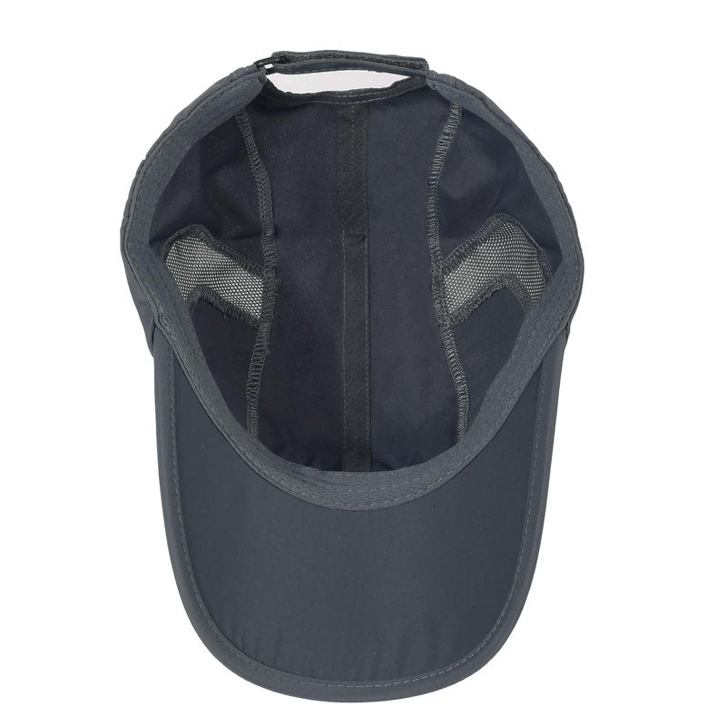 HH HOFNEN Quick Dry Cap with Adjustable Airy Mesh and UV Protection, One Size, #3 Dark Gray