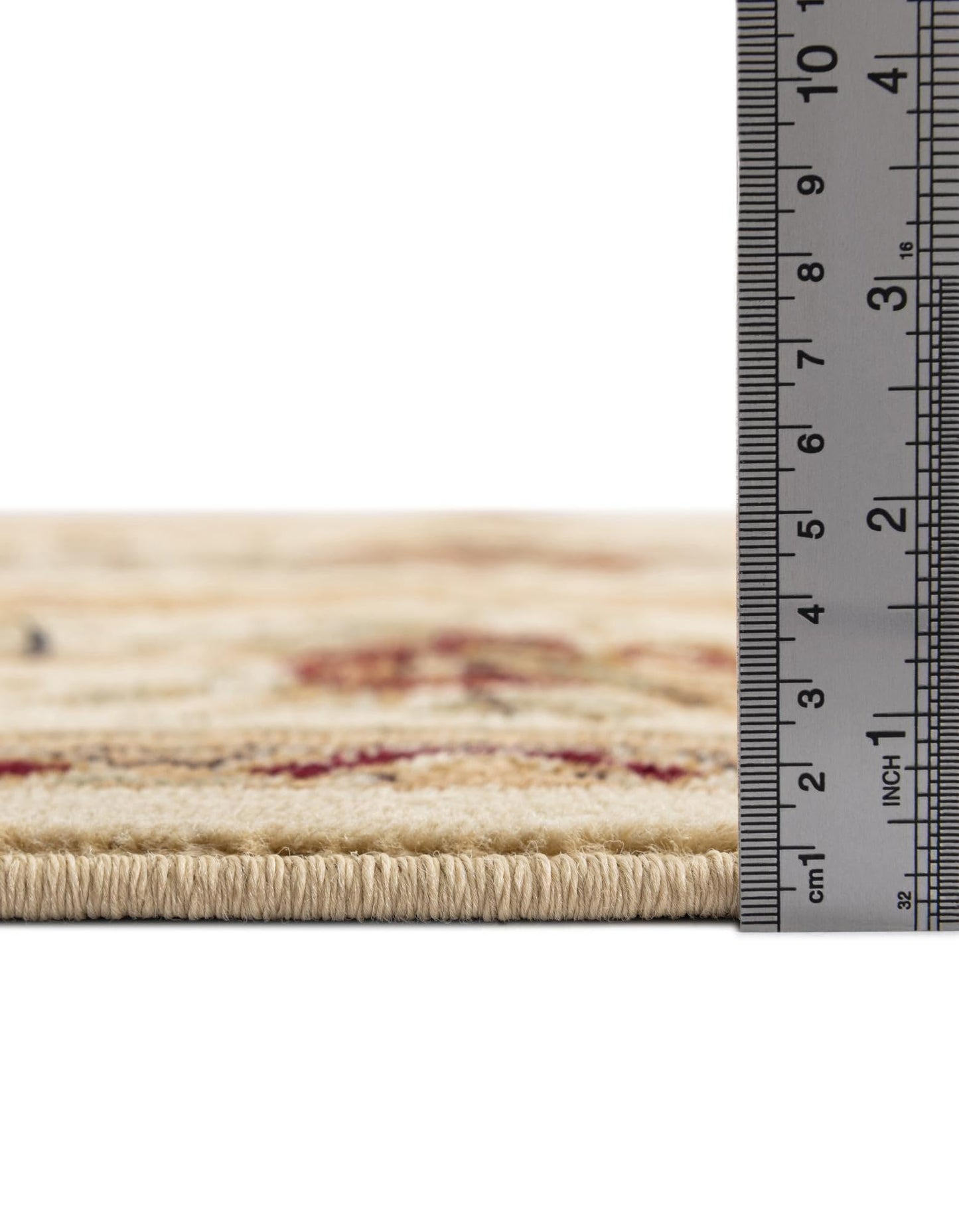 Unique Loom Versailles Collection Traditional Classic Floral Motif Area Rug (4' 0 x 6' 0 Rectangular, Ivory/ Tan)