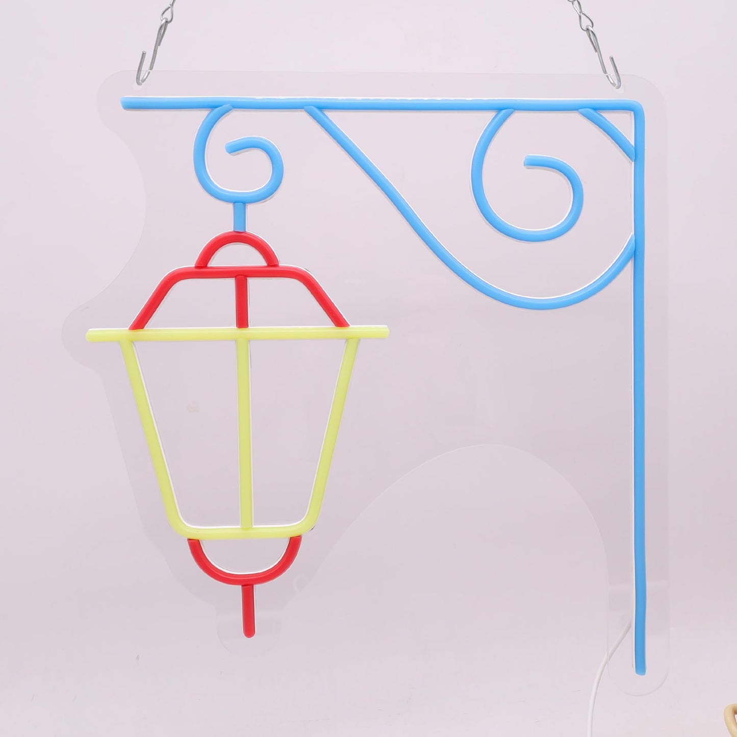 Street Lamp Neon Sign,Urban Streetlight Neon Lights for Lantern Wall Decor,USB Powered LED Light Up Signs for Bedroom,City Night Wall Decor