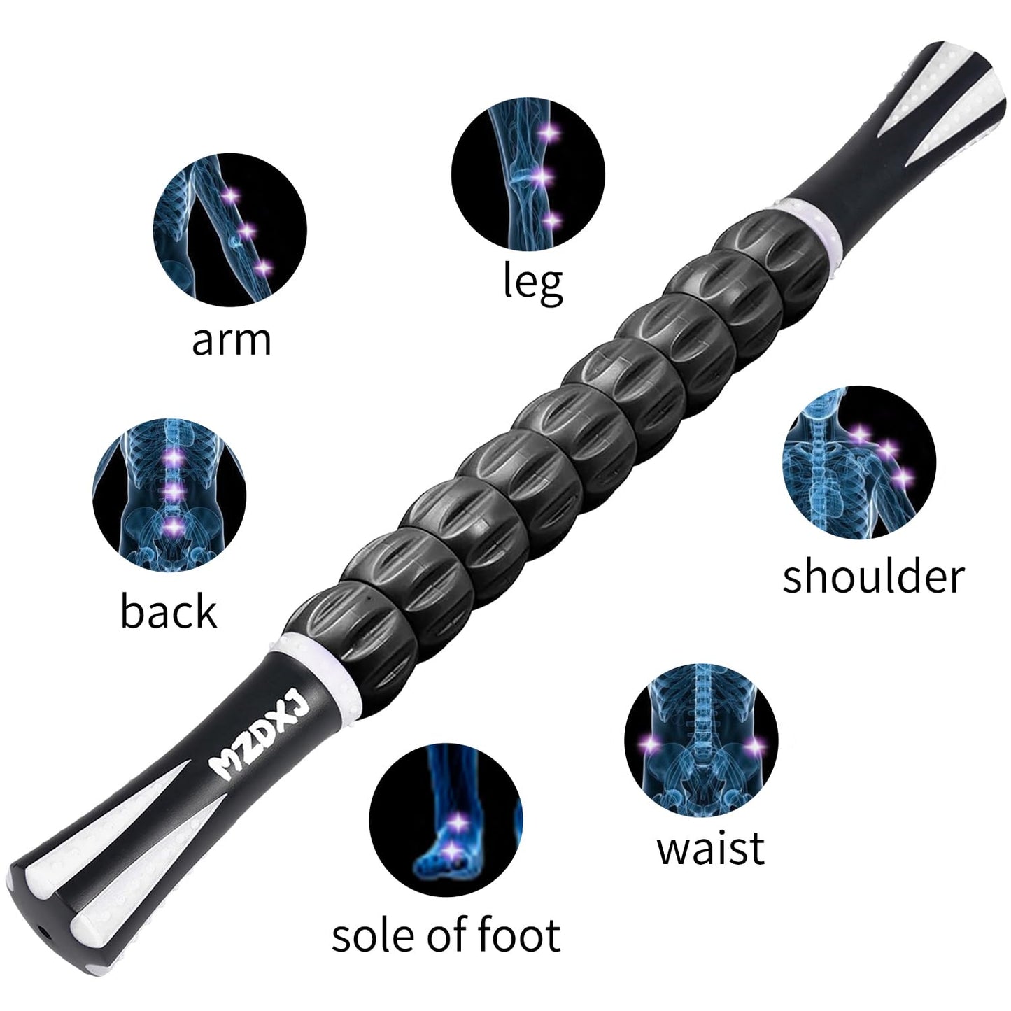 Muscle Roller, Massage Roller Stick for Athletes, Help Reducing Muscle Soreness Cramping Tightness Leg Arms Back Calves Muscle Massager