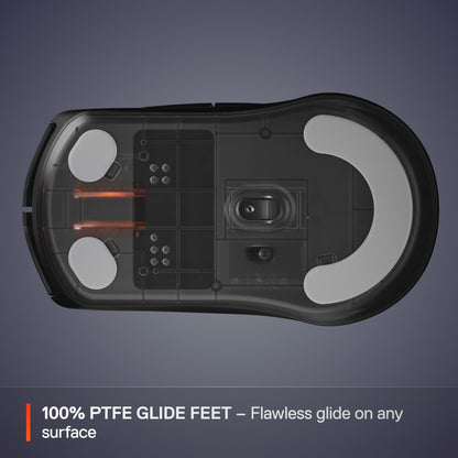 SteelSeries Rival 3 Wireless Gen 2 Gaming Mouse — 2.4GHz and Bluetooth — 18000 DPI TrueMove Air Optical Sensor — 60 Million Click Durability — Light-Weight — 100% PTFE Feet — Black