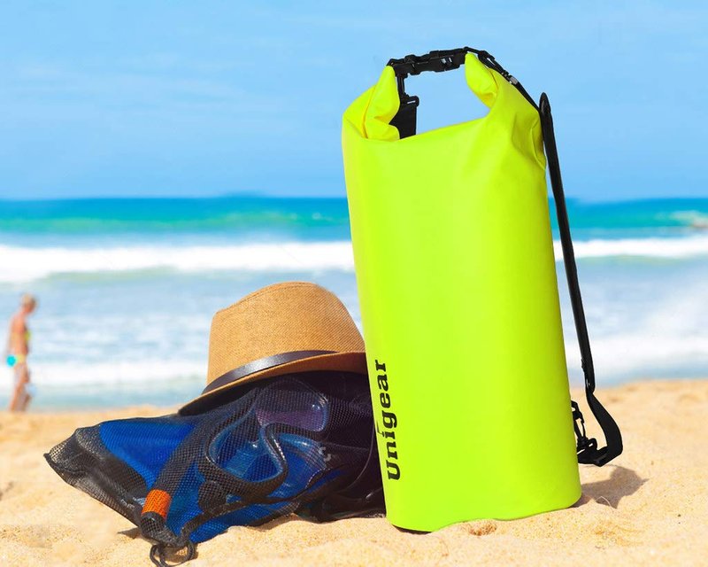 5L/10L/20L/30L/40L 600D Dry Bag Sack, Waterproof Floating Dry Gear Bags for Boating, Kayaking, Fishing, Rafting, Swimming, Camping and Snowboarding (Yellow, 30L)