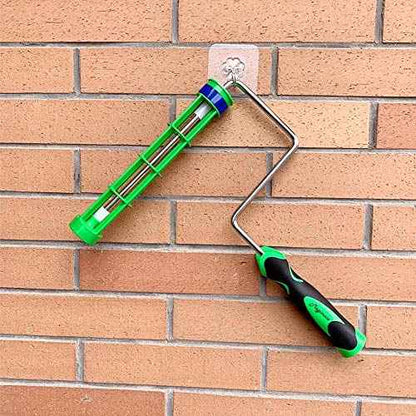 Paint Roller Frame for General Core Roller Covers, 9-inch Non-Slip Roller Frame, Soft Grip Threaded Roller Handle
