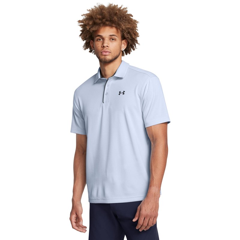 Under Armour Men's Tech Golf Polo, (470) Nimbus Blue / / Pitch Gray, XX-Large Tall