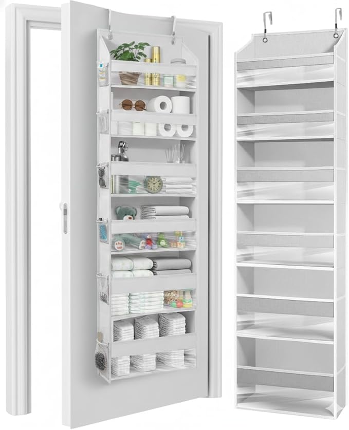 HOMELUX THEORY UPGRADED 6 Tiers Over The Door Organizer Hanging