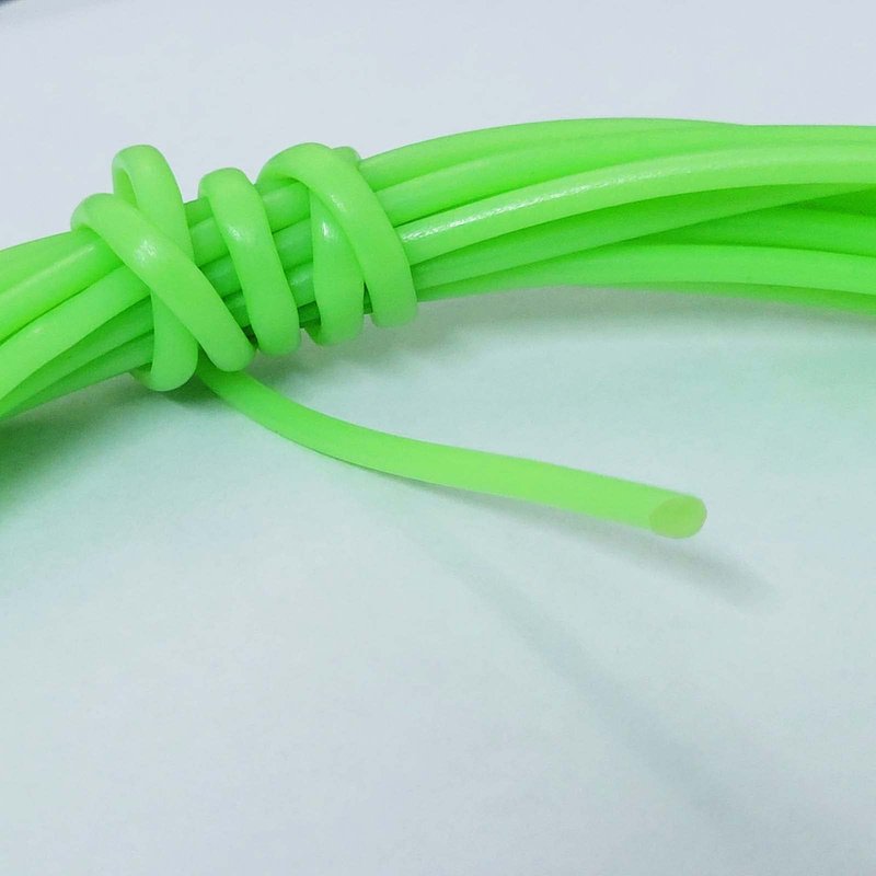 10X Luminous Tube Deep Sea Fishing Soft Plastic Fishing Angling Glow Tubing Tool Attract Fish (1.2mm Inner Diameter,1M Long)