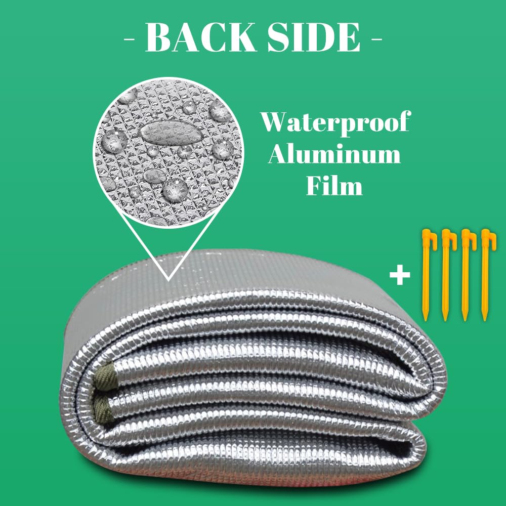 CafeTime Custom Camping Rug Always at Home Wherever We Roam RV Trailer Campsite Decor Floor Mat for Outdoors, Patio, Backyard, Picnic, Beach, Camping, 66 x 99 Inch
