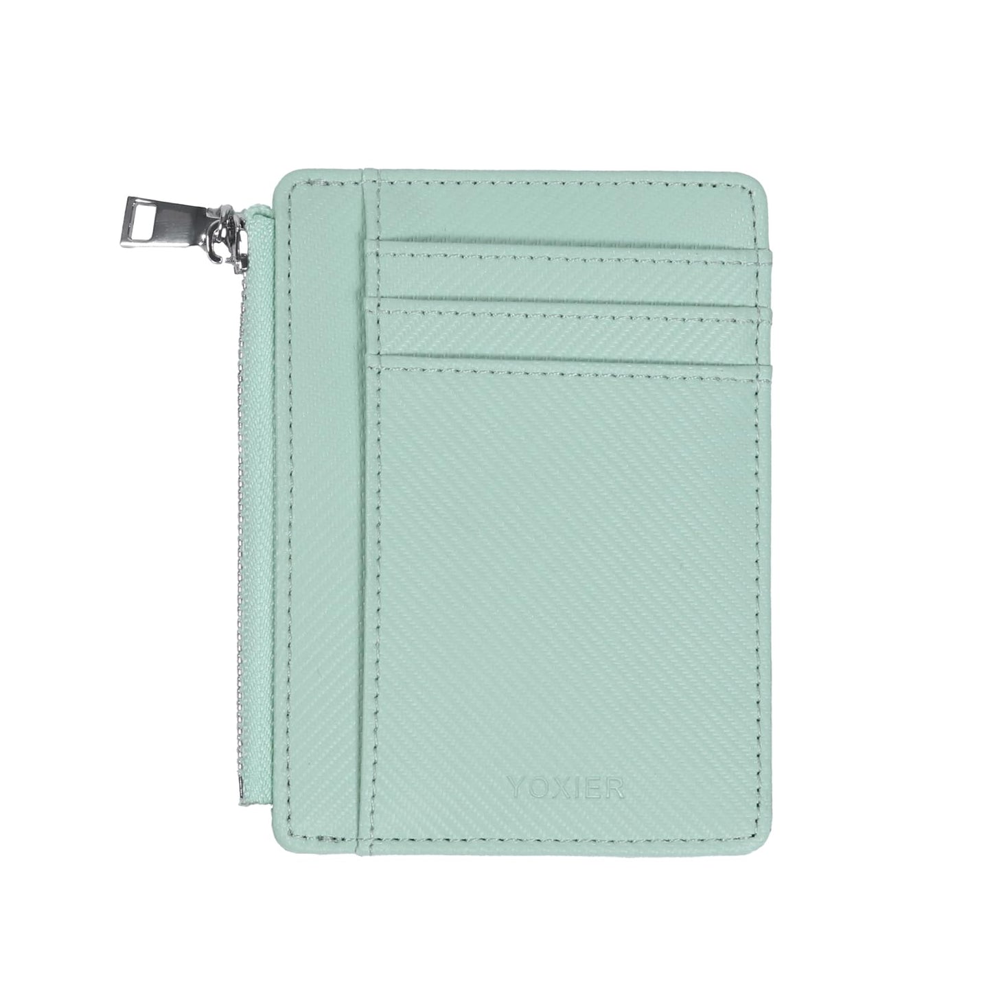 YOXIER Slim Minimalist Wallet, Front Pocket Wallets, RFID Blocking, Credit Card Holder for Men & Women (Nile Blue)