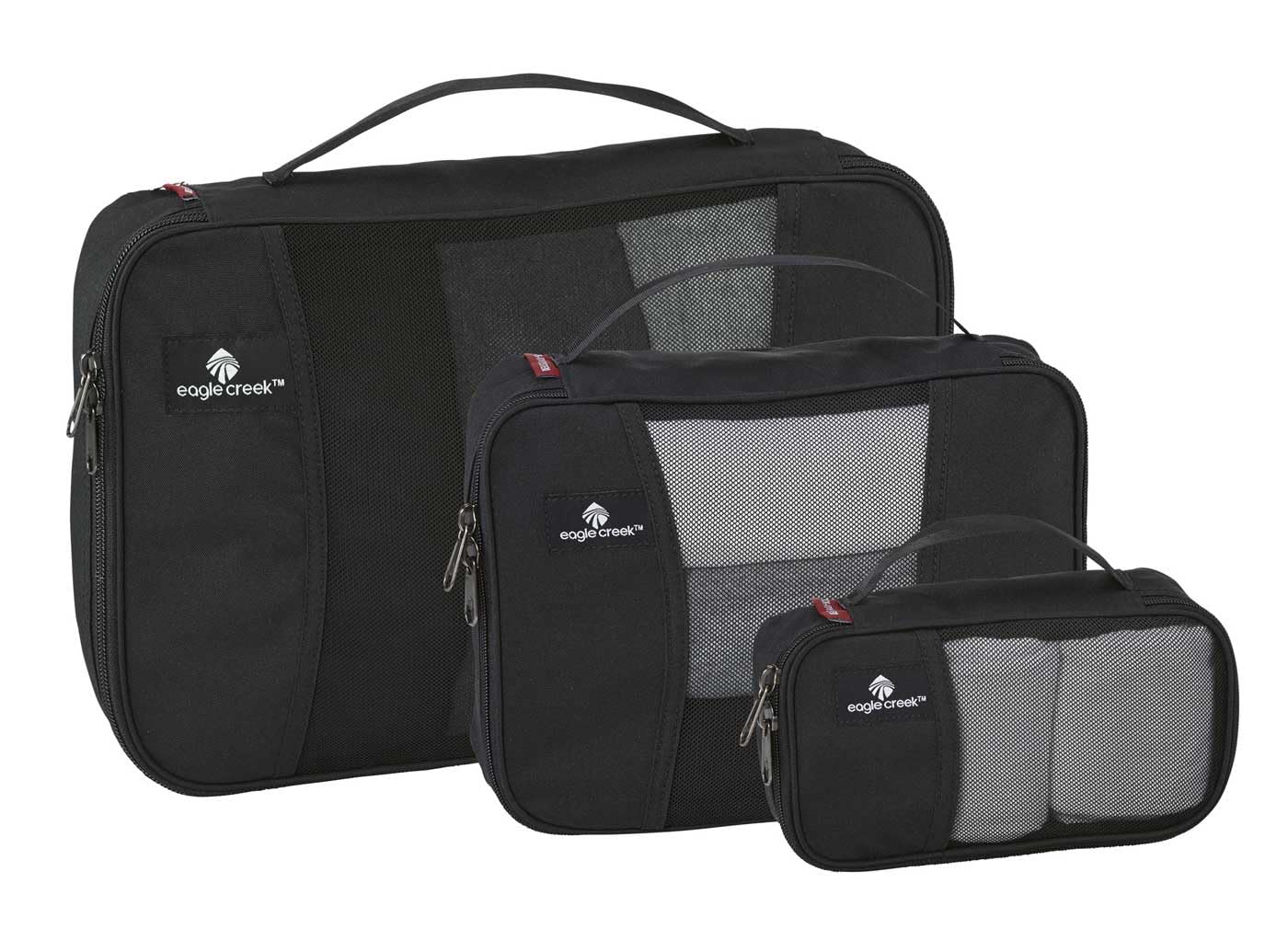 Eagle Creek Travel Gear Pack It, Black 3 Pack, One Size
