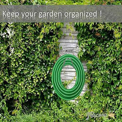 JBscoop Garden Hose Holder Stainless Steel Small Wall Mount Garden Hose Hook, Ideal for Water, Air, Hydraulic Hose, Ropes, Extension Cords Heavy Duty & Rust Proof Set of 2