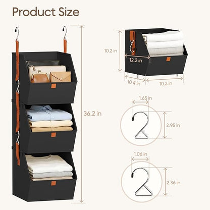 Collapsible Hanging Closet Organizer