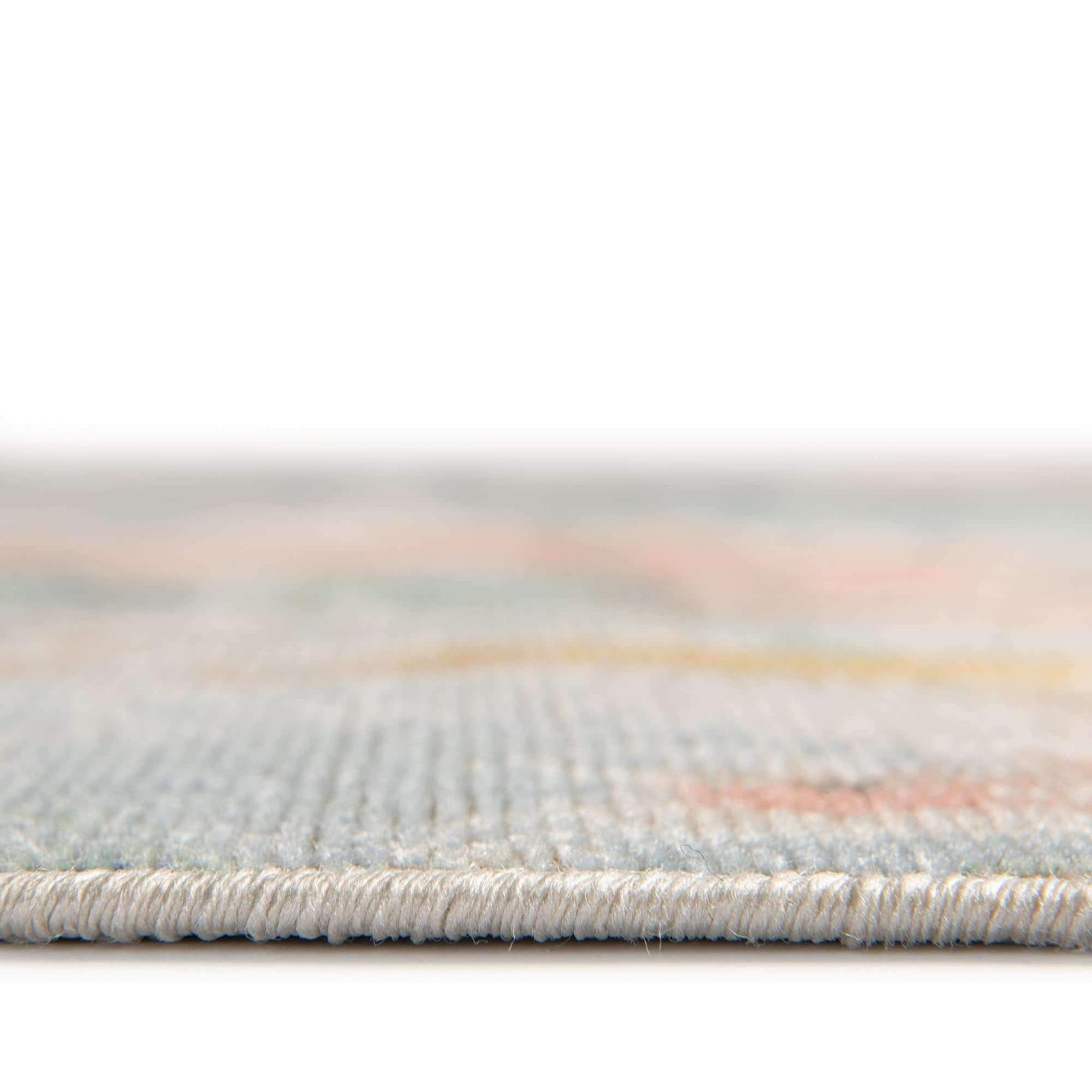 Unique Loom Lotus Collection Area Rug - Royal (5' 3" x 8' Rectangle, Multi/ Ivory)
