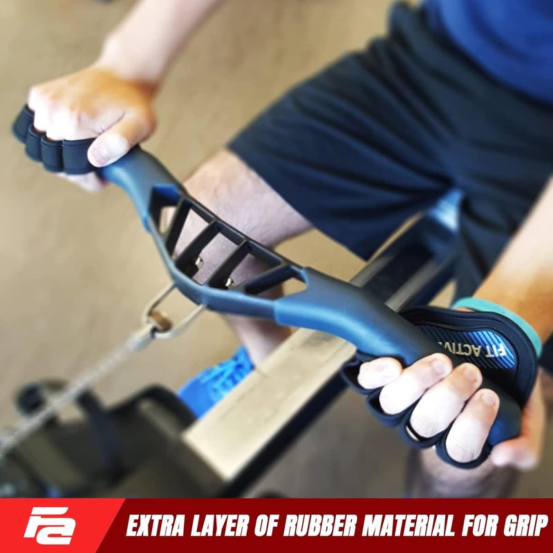 Fit Active Sports Workout Gloves - Durable Grip Pads for Men & Women | Rubber Padding to Prevent Calluses