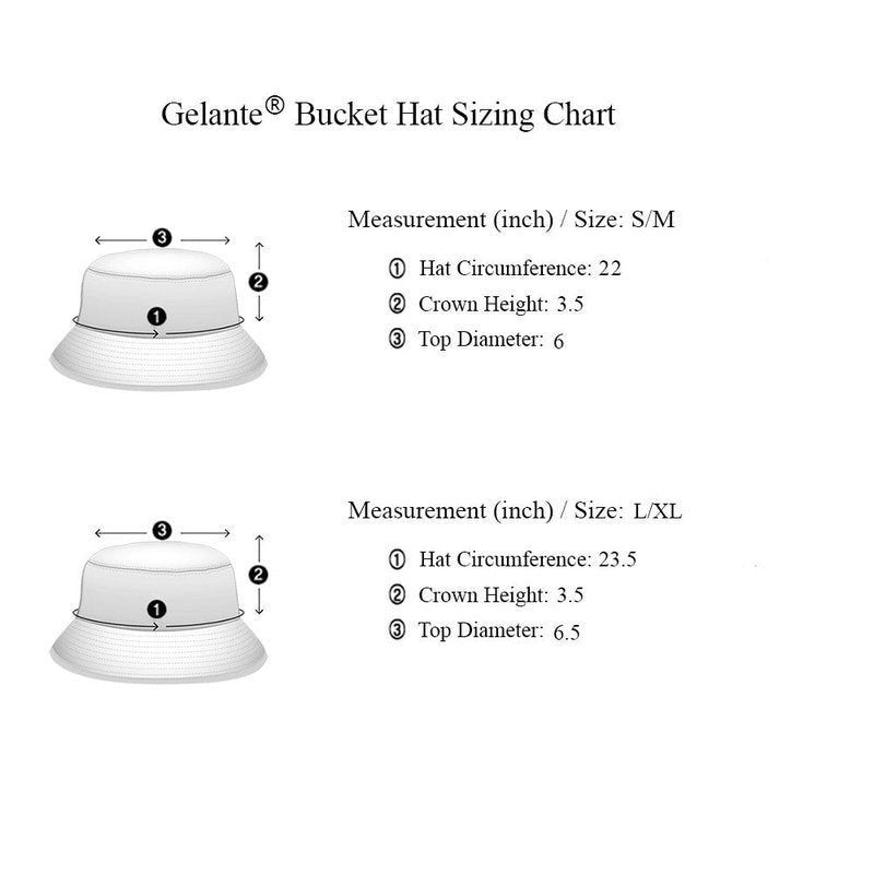 Gelante Camo Cotton Bucket Hat for Women and Men Packable Travel Summer Beach Hat 1900-City Camo-L/XL