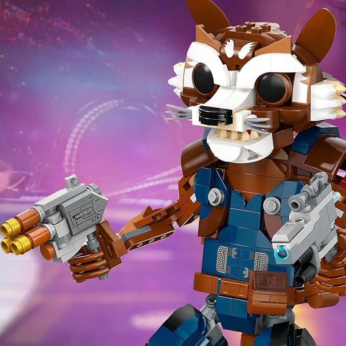Lego Marvel Rocket &amp Baby Groot Buildable Superhero Toy for Kids from Marvel Studios' Guardians of The Galaxy Figure for Role Play Gift for Boys and Girls from 10 Years 76282