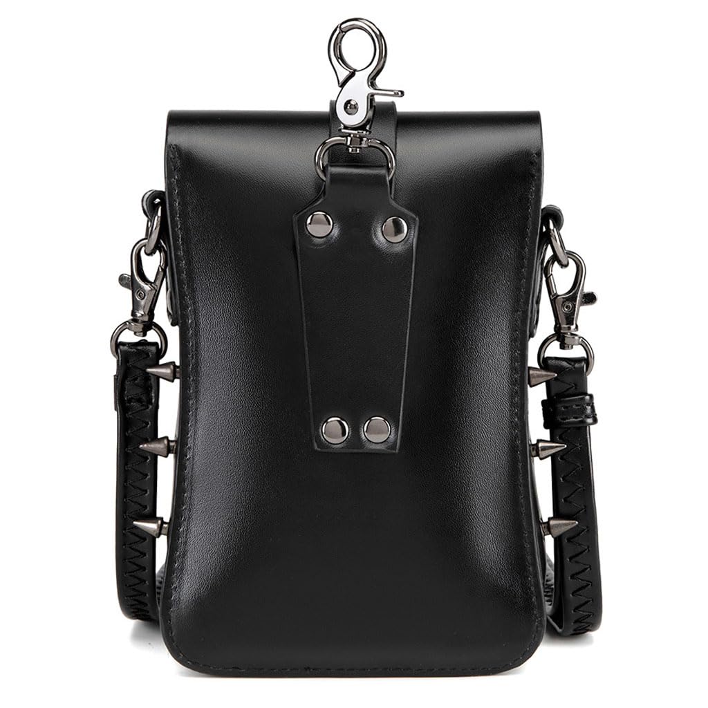 KOTORA Cute Gothic Steampunk Crossbody Bag Retro Small Shoulder Purse Phone Holder Renaissance Halloween Costume Accessory