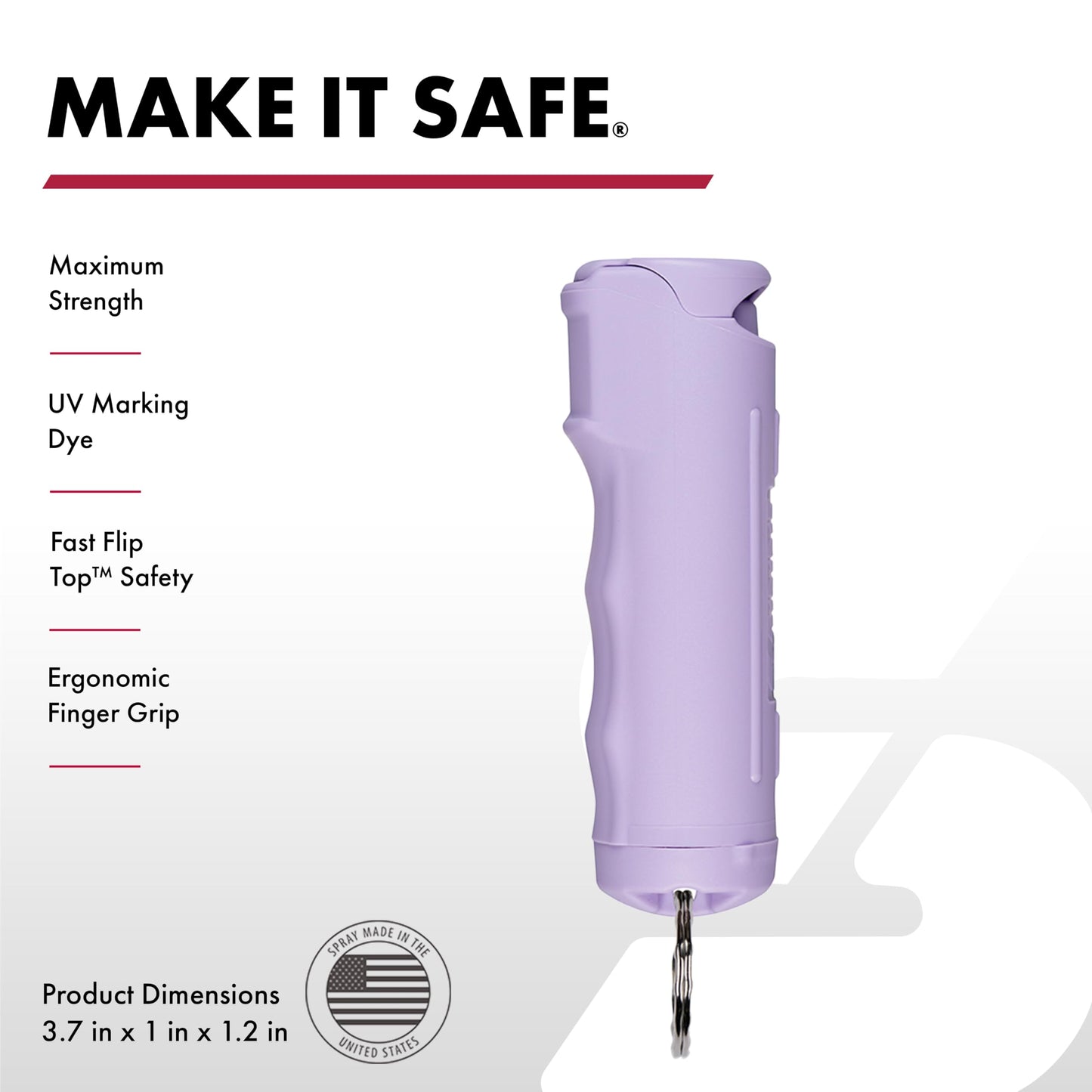 SABRE Pepper Spray & 2‑in‑1 Stun Gun with Flashlight Self Defense Kit – Fast Flip Top 10‑Second Safety Spray with Finger Grip & Keychain – Rechargeable Stun Gun, 1.60 µC Charge, 120‑Lumen LED Light