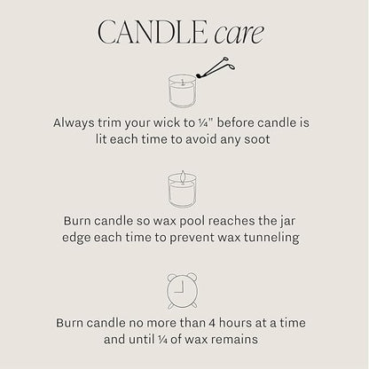 Sweet Water Decor Flower Shop Candle - Jasmine with Pink Peppercorn Scent -100% Cotton Wick Soy Blend Wax Candles with 50 Hour Burn Time - Poured in The USA - 11oz White Jar