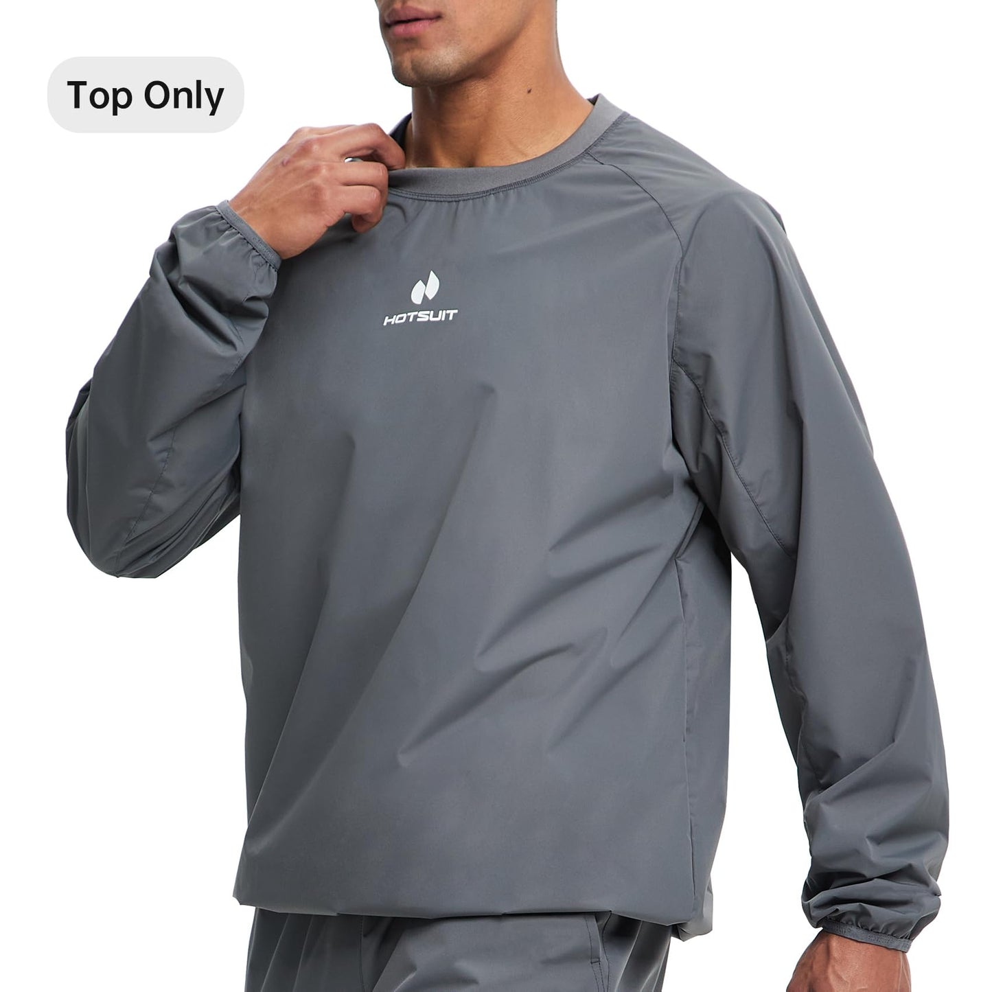 HOTSUIT Men Sauna Suit Sweat Suits Durable Gym Exercise Workout Jacket