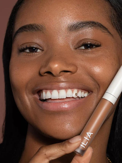 ILIA - True Skin Serum Concealer | Non-Comedogenic, Cruelty-Free, Vegan, Safe For Sensitive Skin, Reduces Appearance of Dark Circles + Blemishes (Arrowroot SC.5, 0.16 oz | 5 ml)