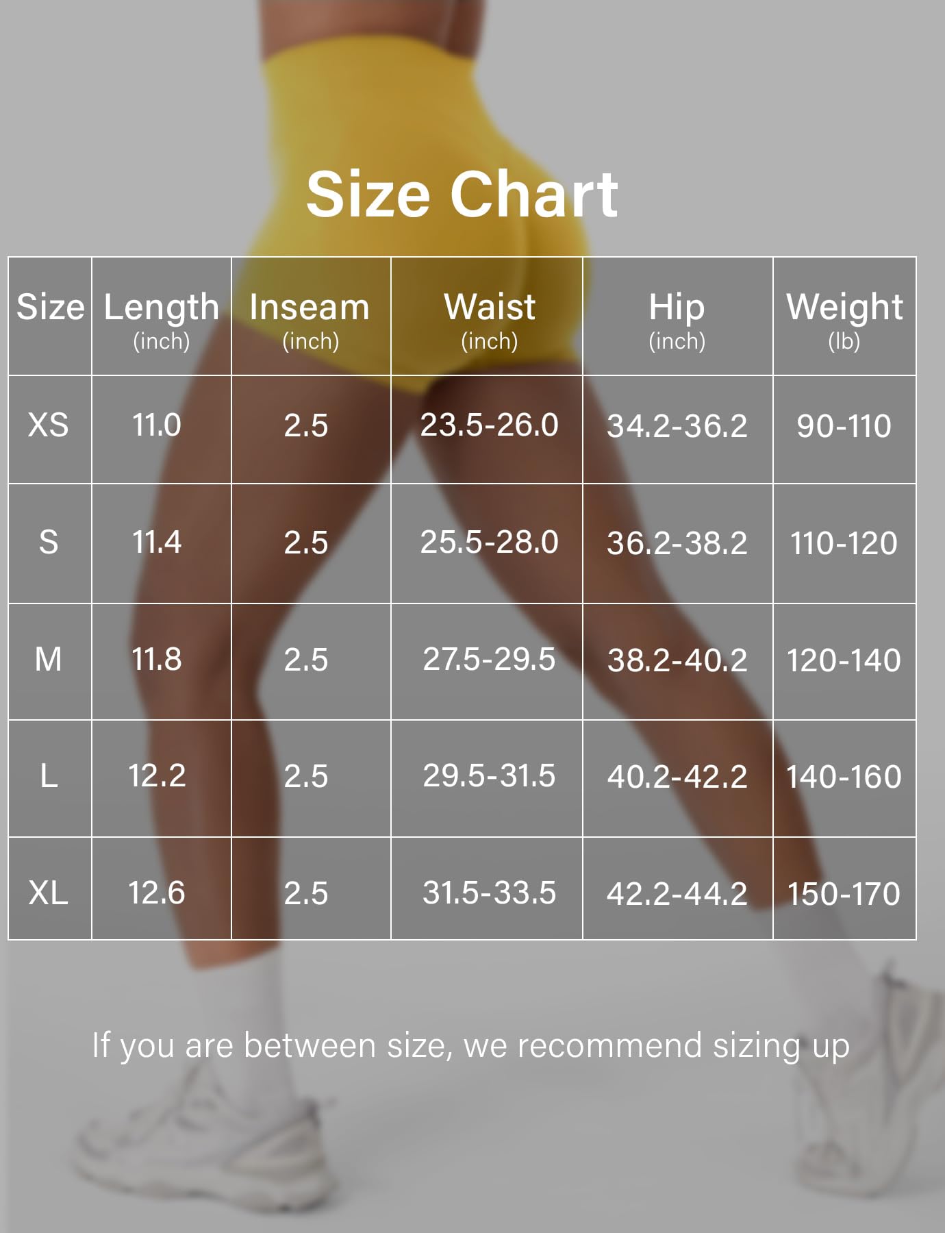 VOYJOY Women Workout Impact Shorts 2.5"/ 3.6"/ 4.5"/ 6" Scrunch Butt Lifting Gym Seamless Booty Biker Shorts Yellow
