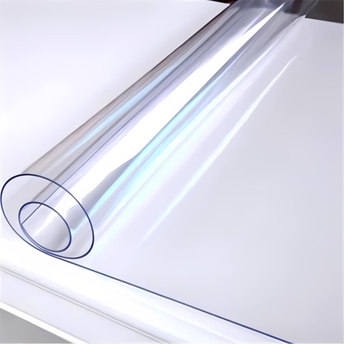 Kate 5x6ft Clear PVC Photography Floor Mat, Transparent Waterproof Floor Protector for Photography Backdrops, Cake Smash, Newborn Photography, Studio Floor Cover, Reusable Vinyl Mat