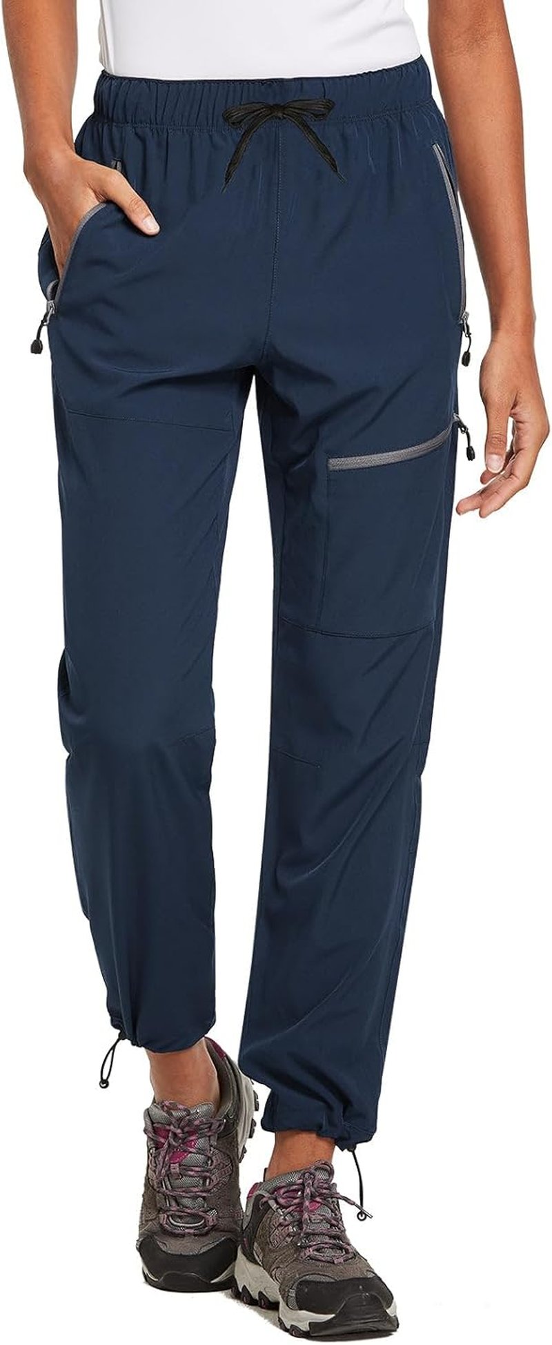 Baleaf Women's Hiking Pants - Quick Dry, Lightweight & Water-Resistant Cargo Pants | All Seasons, Elastic Waist