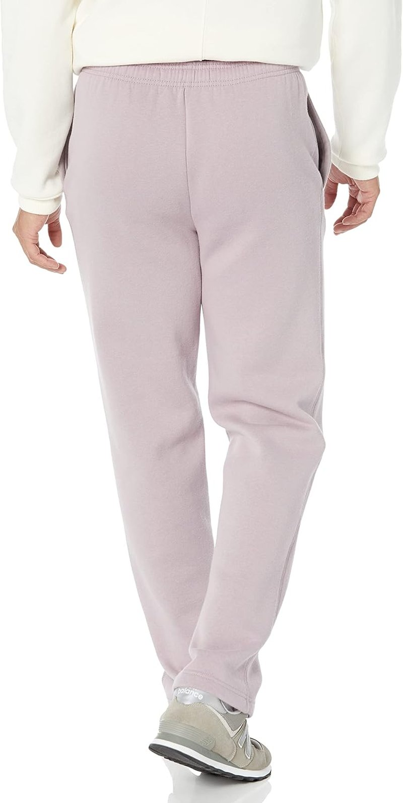 Men's Relaxed Straight Leg Fleece Sweatpants - Comfortable Open Bottom Design | Big & Tall Sizes Available