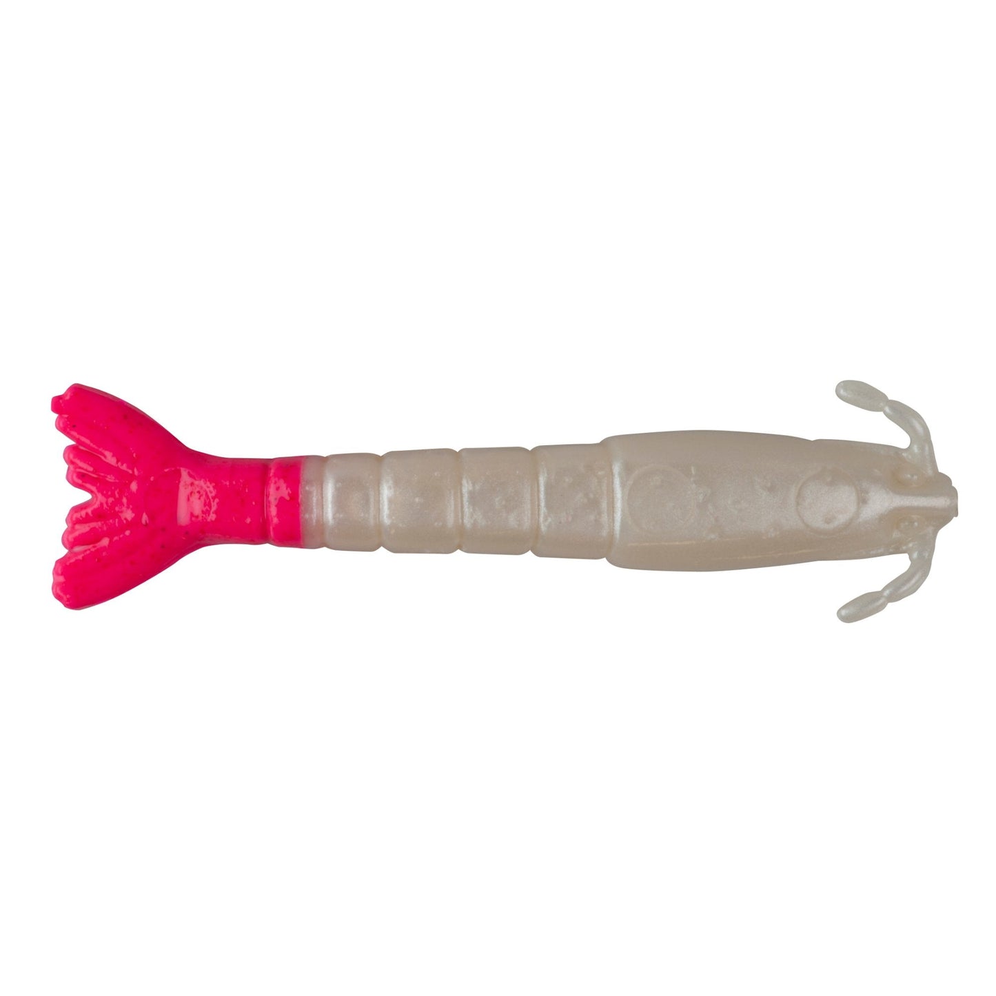 Berkley Gulp! Shrimp Saltwater Fishing Soft Bait, Pearl White/Pink, 3in