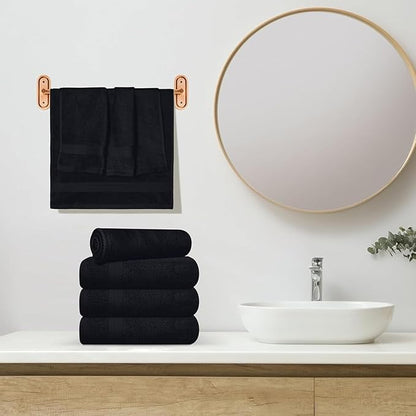 24 Pack Premium Hand Towels – 100% Cotton, Soft & Highly Absorbent – 16x27