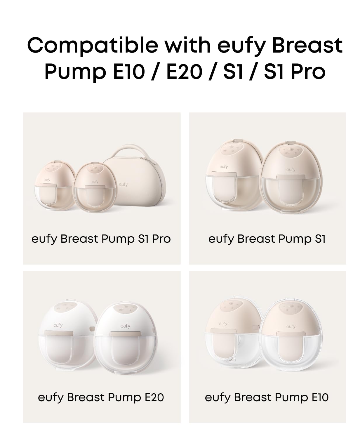 eufy Original Cleaning Brush (1-Pack) for Wearable Breast Pump E10/E20/S1/S1 Pro, Breast Pump Replacement Accessories