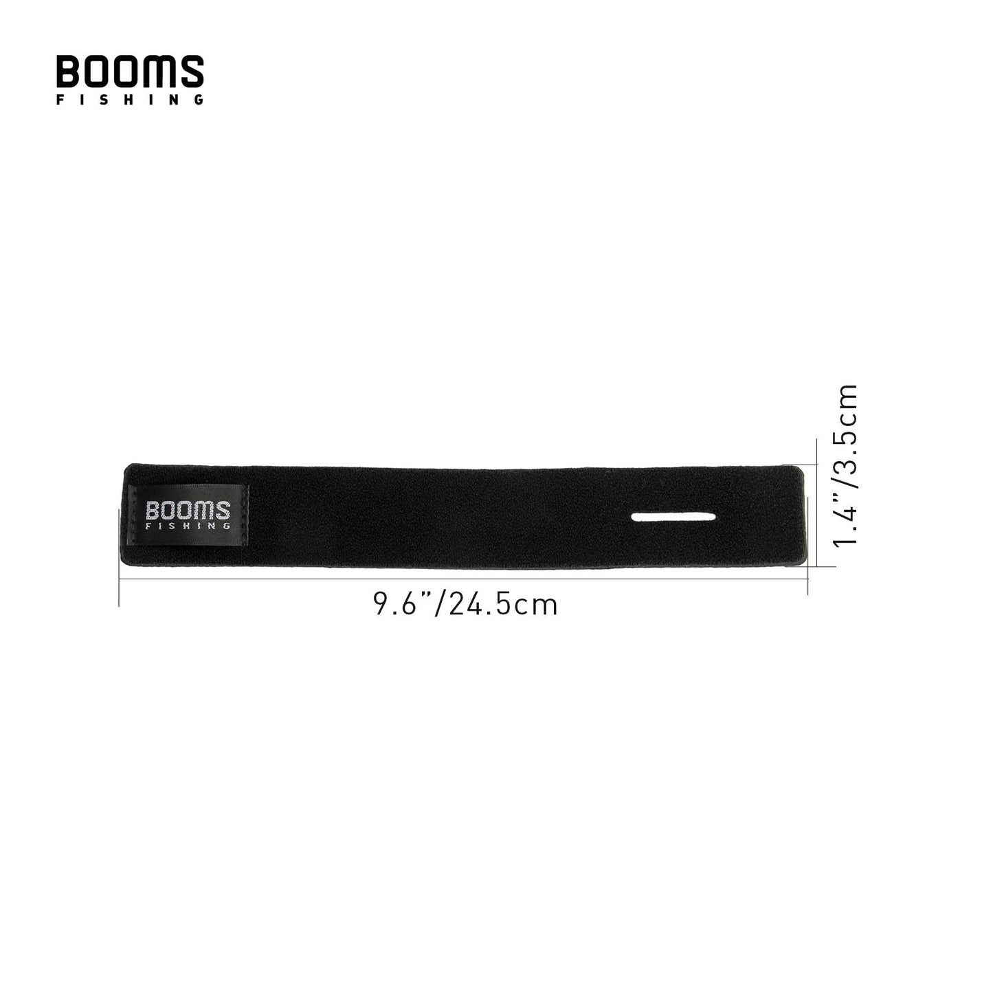 Booms Fishing RS3 Fishing Rod Wrap Pole Straps, Assorted Colors 9.6" 6pcs