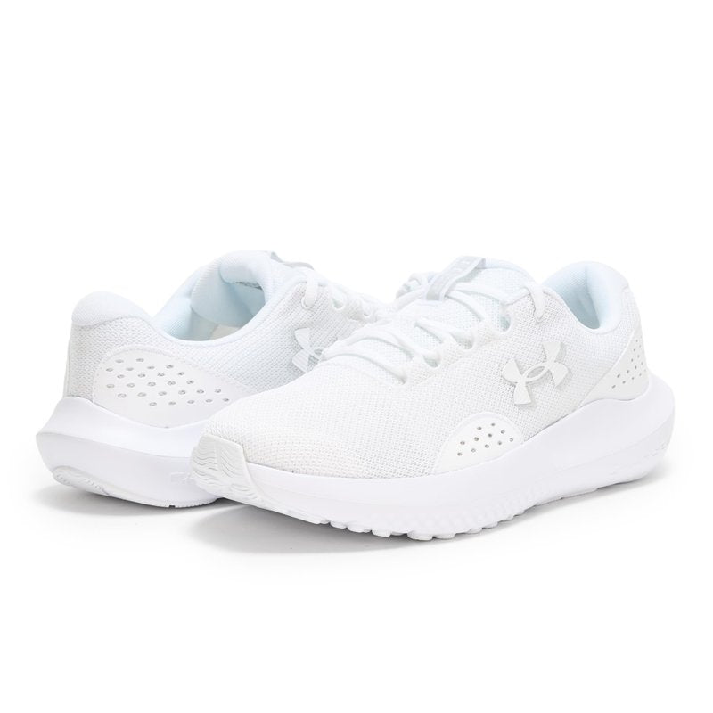 Under Armour Men's Charged Surge 4, (101) White/White/White, 13.5, US