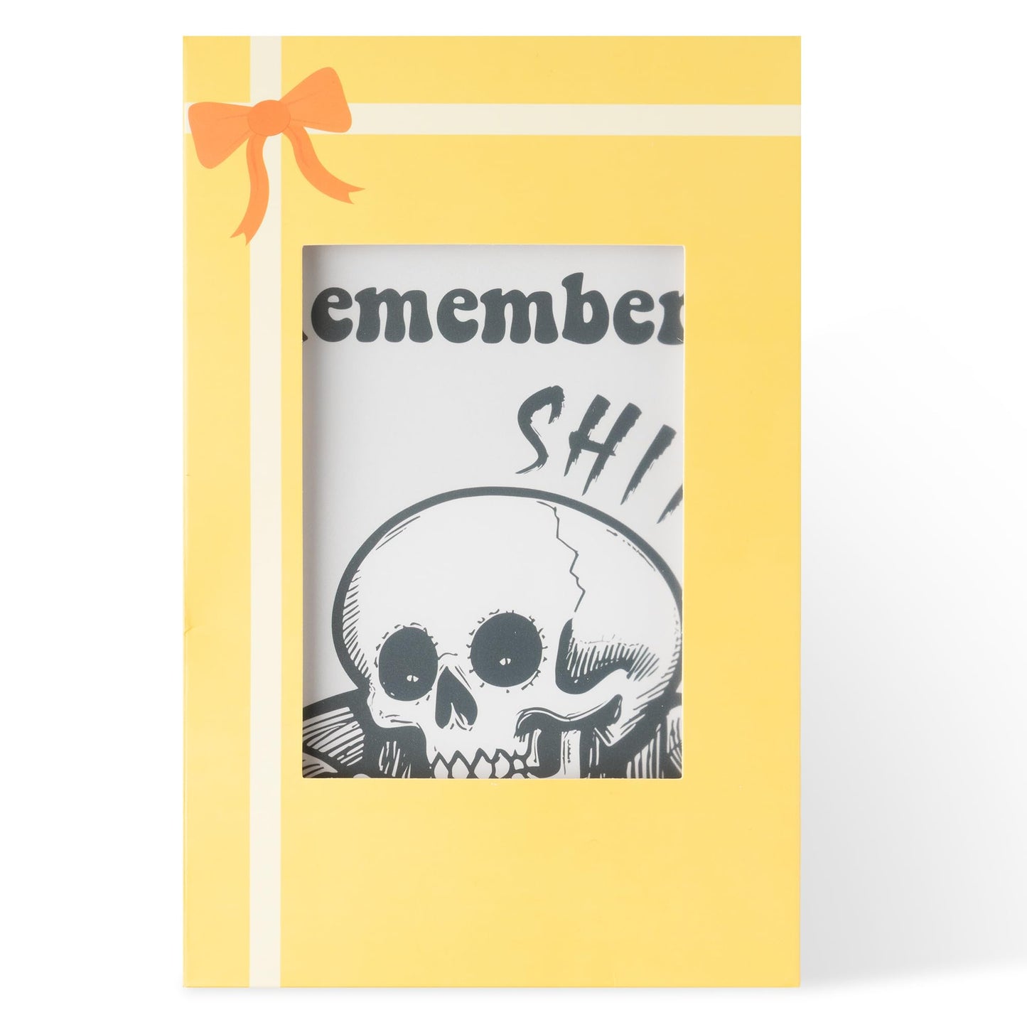 FoszaSzept To Do List Pad - Spiral Bound Daily Tear Off Planner Notepad Undated with Checklist, 52 Sheets Vertical Design for Teachers, Office, Students, Appreciation Christmas Gifts (White Skull)