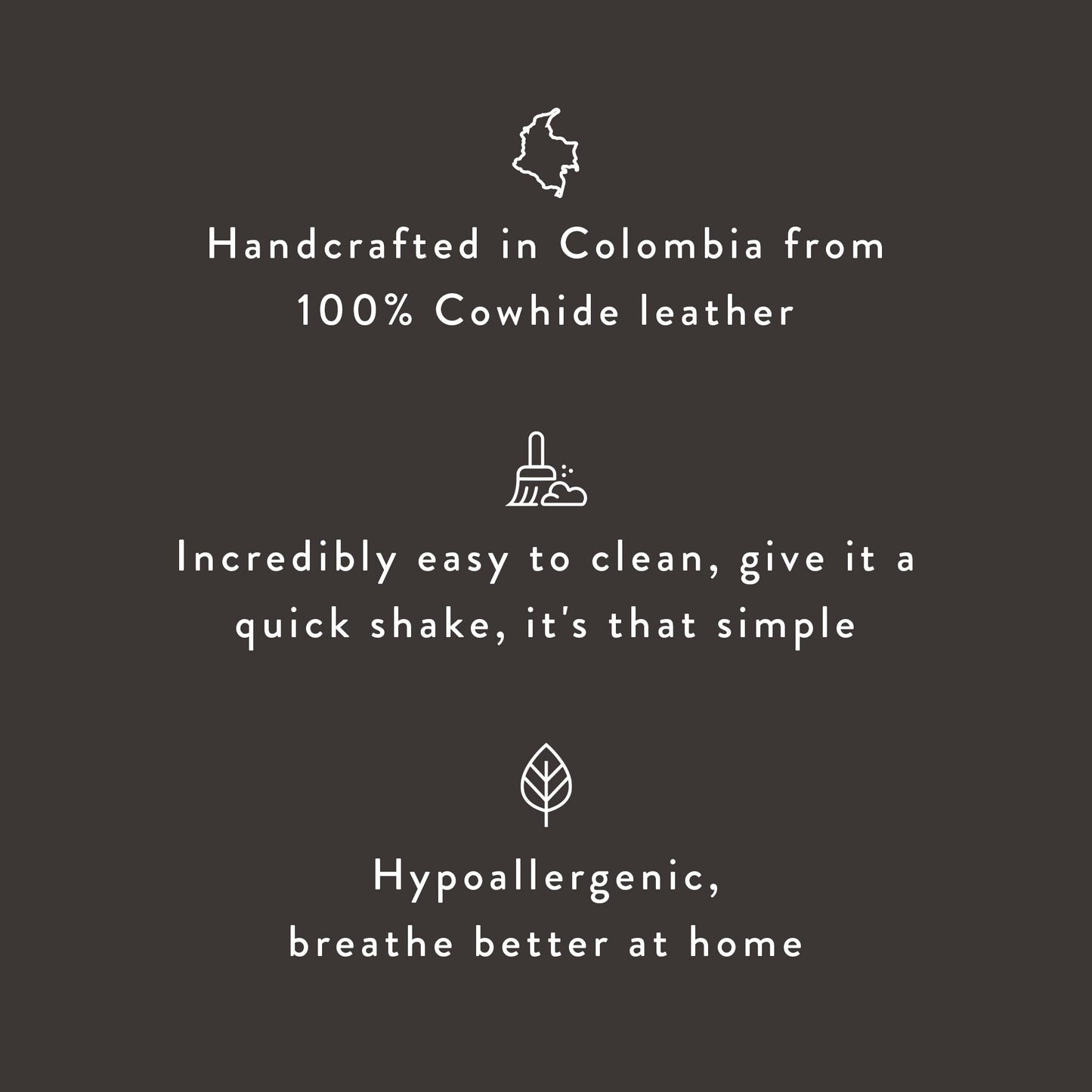ecowhides 100% Genuine Brazilian Cowhide Rug - Tricolor - Luxury Cowskin Leather Area Rug Décor 7 x 6 feet