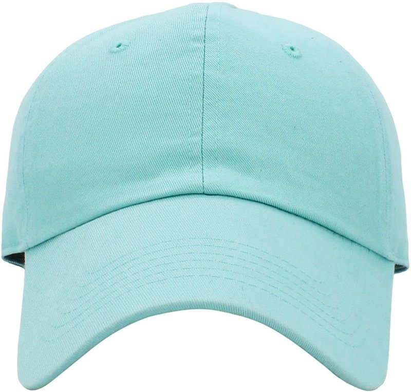 KBETHOS® Classic Cotton Adjustable Low Crown Cotton Baseball Cap, Mint