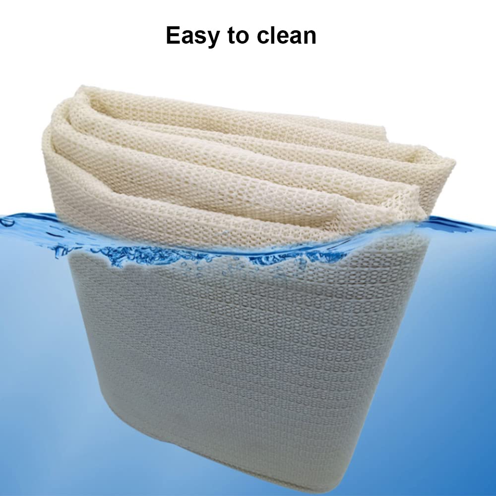 TopHomer Non Slip Area Rug Pad Gripper Slip-Stop Super Grip Cushioned Non-Slip Rug Pad for Beds, Sofas, Bay Windows, Carpets, Dining Tables(Black, 40cmx60cm)
