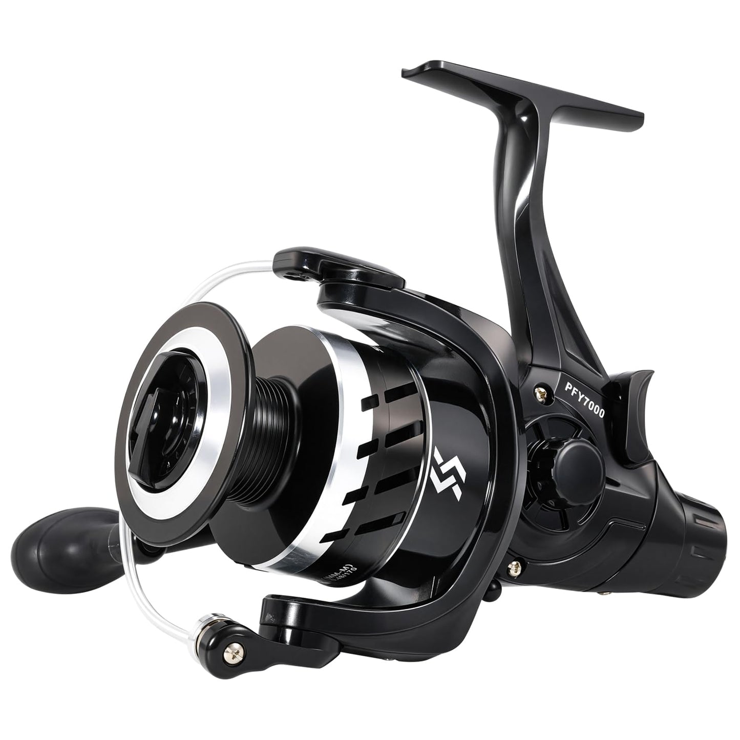 Sougayilang Freshwater Spinning Fishing Reel - 5.0:1/4.7:1 Gear Ratio, 22LBs Max Drag, Carbon Fiber & CNC Aluminum Spool,7000Series