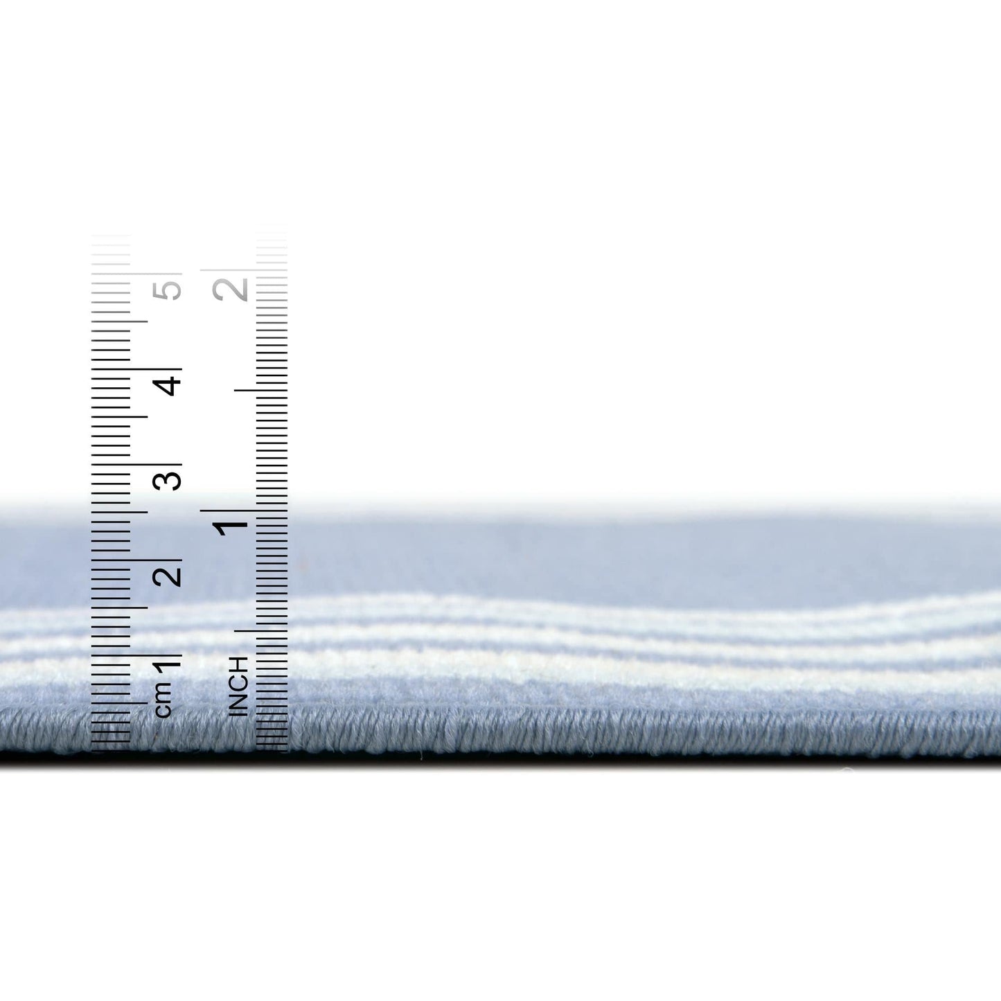 Unique Loom Lotus Collection Area Rug - Guyana (5' 3" x 8' Rectangle, Blue/ Light Blue)