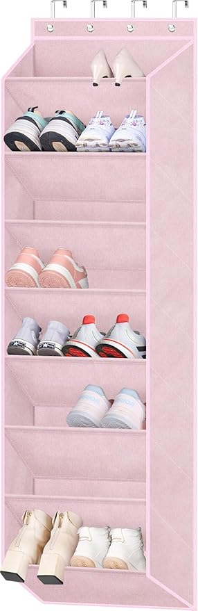 SLEEPING LAMB Over The Door Shoe Organizer