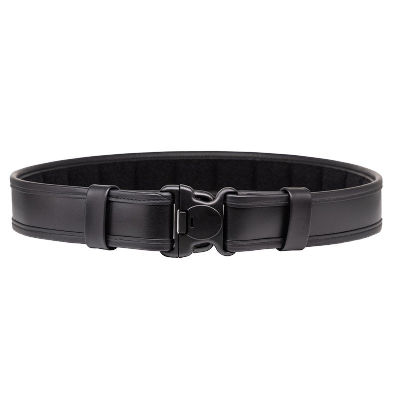 Bianchi 7955 ErgoTek Duty Belt with Tri-Release Buckle, Fits 2.25 Inches (58 MM) Belt Loops, Plain Black, 34-36